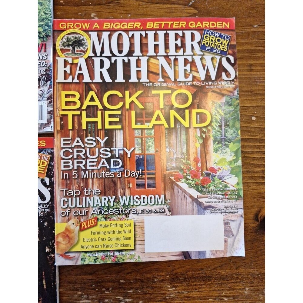Mother Earth News Feb 2008-Jan 2009 Magazine Gardening Organic 5 Lot No Apr/may - Picture 6 of 6